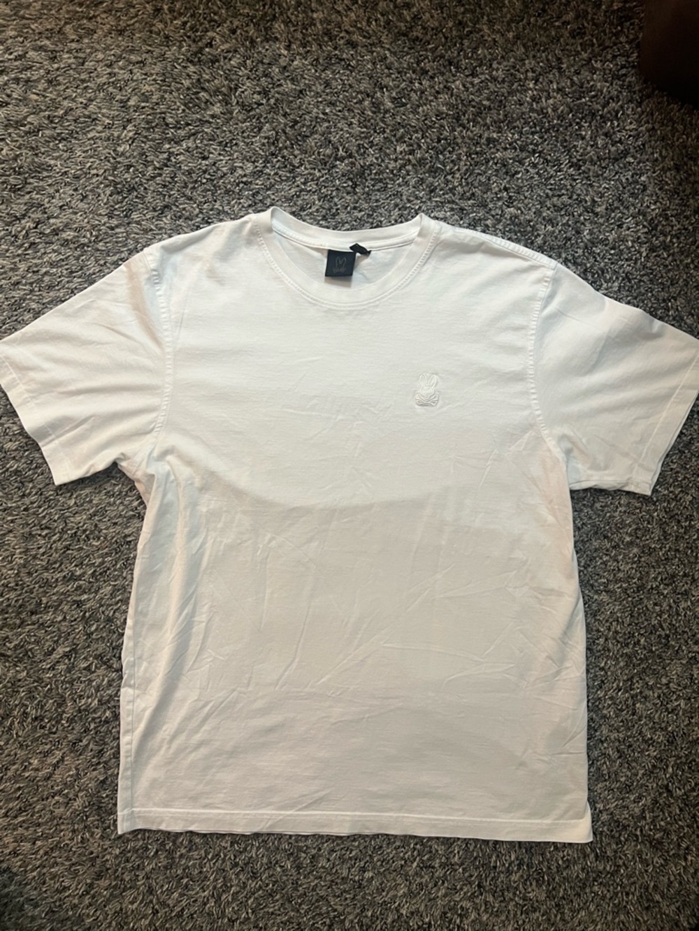 Psycho Bunny White Short Sleeve Tee - Crewneck